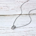 thumbnail image 6 of Anavia See You Cremation Necklace for Ashes, Mini See Through Urn Necklace, Mini Cube Cremation Pendant, Cremation Jewelry, Memorial Jewelry, Mini Urn-[Silver], 6 of 9