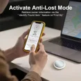 thumbnail image 5 of Air Tracker Tag 2 Pack [Apple MFi Certified] with Find My(iOS Only), Key Finder with No App Needed, Waterproof, 365-Day Standby,Wallet Key Bag Luggage Tracker, 5 of 7