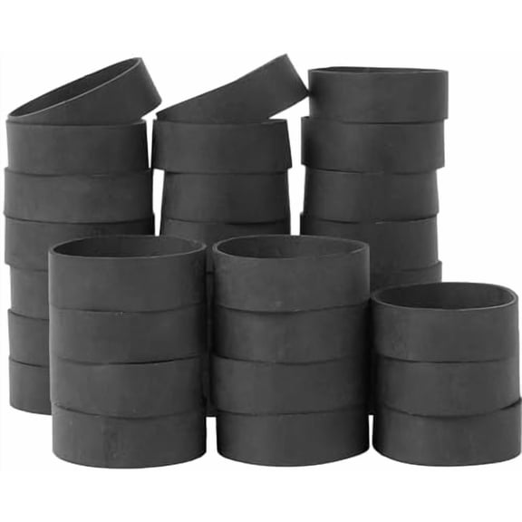 rubber bands size#94 black 35 pieces heavy duty tactical elastic bands wide strong rubber bands for office supplies survival camping biking fishing (3 1/2" x 3/4")$$Office