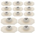 thumbnail image 3 of KAKOWELY Roulettes Adhésives 16 Pcs Roulettes Autocollantes Roues Mini Roues Rouleau pour Bacs de Rangement Boîte Étui 1.89"X1.1"X0.51 Pouces, 3 of 4