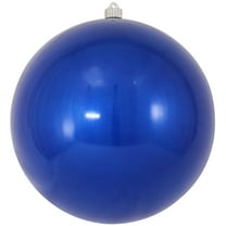 Christmas By Krebs 8" (200mm) Candy Red Ornament, Commercial Shatterproof UV Resistant Plastic Christmas Ball Decoration (Candy Blue, 12 inch (300mm))