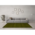 thumbnail image 3 of Ahgly Company Indoor Square Abstract Yellow Modern Area Rugs, 6' Square, 3 of 4