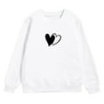 thumbnail image 4 of Ketyyh-chn99 Sweatshirt for Girlss Zip-up Hoodie Long Sleeve Sweatshirt Girls Crewneck Sweatshirts Kids Long Sleeve Shirts Tops Fall Pullover Size for 2Y,White, 4 of 4