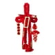 thumbnail image 3 of Colgante de nudo chino para decoración del Festival de Primavera, rojo con motivo de caballo, de tela. Estilo A, 3 of 9