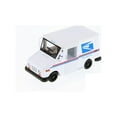 USPS LLV Mail Truck Diecast Model Toy, 136 Scale by KINSFUN, Metallic
