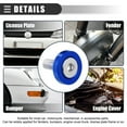 thumbnail image 3 of Unique Bargains 1 Set Finishing Countersunk Fender Bumper Washers Engine Bay Fastener Tool Kit for Car Motorcycle Blue, 3 of 7