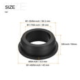 thumbnail image 2 of Unique Bargains Support de Illet en Caoutchouc Dia 1-35/64 Pieds (39.3mm) Rond Type T pour Protection des Câbles Lot de 4, 2 of 5