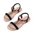 thumbnail image 3 of WILLBEST Sandalias De Plataforma De Verano Para Mujer, Estilo Bohemio, Con Tacón Plano Y Suela Suave, Con Punta De Pez, 3 of 9