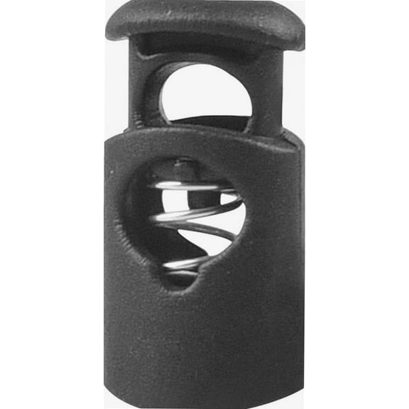 Spring Cord Locks for Drawstrings, Single Hole Sliding Lanyard Cord Lock, Cord Locks Spring Toggles Stopper Slider, Fit for Outdoor Canopy Ten, Face Ear Rope Hat (size:S/10 pcs)