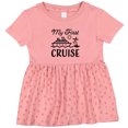 thumbnail image 3 of Inktastic My First Cruise with Cruise Ship and Palm Trees Girls Baby Dress, 3 of 5