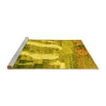 thumbnail image 2 of Ahgly Company Machine Washable Indoor Rectangle Abstract Yellow Modern Area Rugs, 5' x 8', 2 of 4