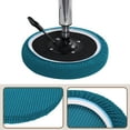 thumbnail image 3 of 2 Pack Round Bar Stool Covers Dia.11"-16", Non-slip Round Seat Cushions for Chairs Stool Slipcovers Stone Blue, 3 of 6
