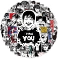 thumbnail image 3 of 2025 50 Pcs Junji Ito Collection Stickers - Tomie Uzumaki Gyo Itou Junji Kyoufu Manga Movie Stickers for Laptop, Water Bottles, Skateboard Horror Anim, 3 of 5
