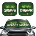 thumbnail image 2 of Haiem Merry Christmas And Santa Claus With Gifts Windshield Sun Shade: Universal Foldable 2-Piece Car Front Window Sunshade - Blocks Uv Rays, And Reduces Heat,Essential Car Accessory Small, 2 of 7