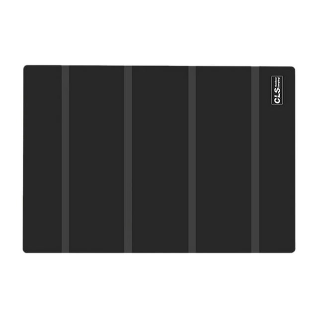DYNWAVECA Camping Table Mat Outdoor Picnic Table Mat Folding Insulation Mat Silicone Table Cover Protector for Barbecue Outdoor Cooking Black