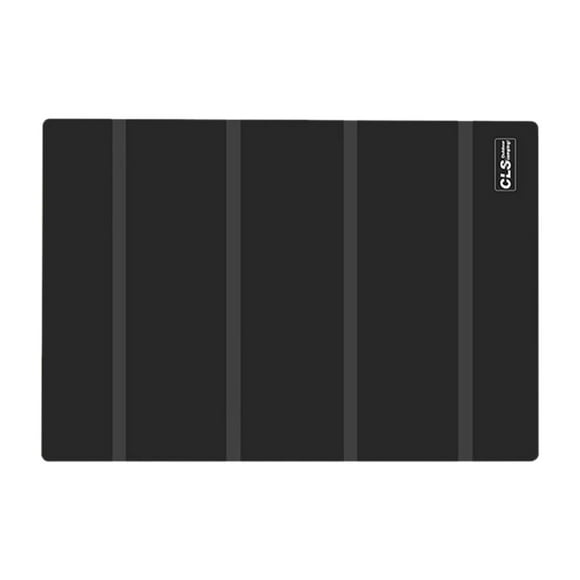 Mantel plegable de silicona para mesa de camping Colamx negro