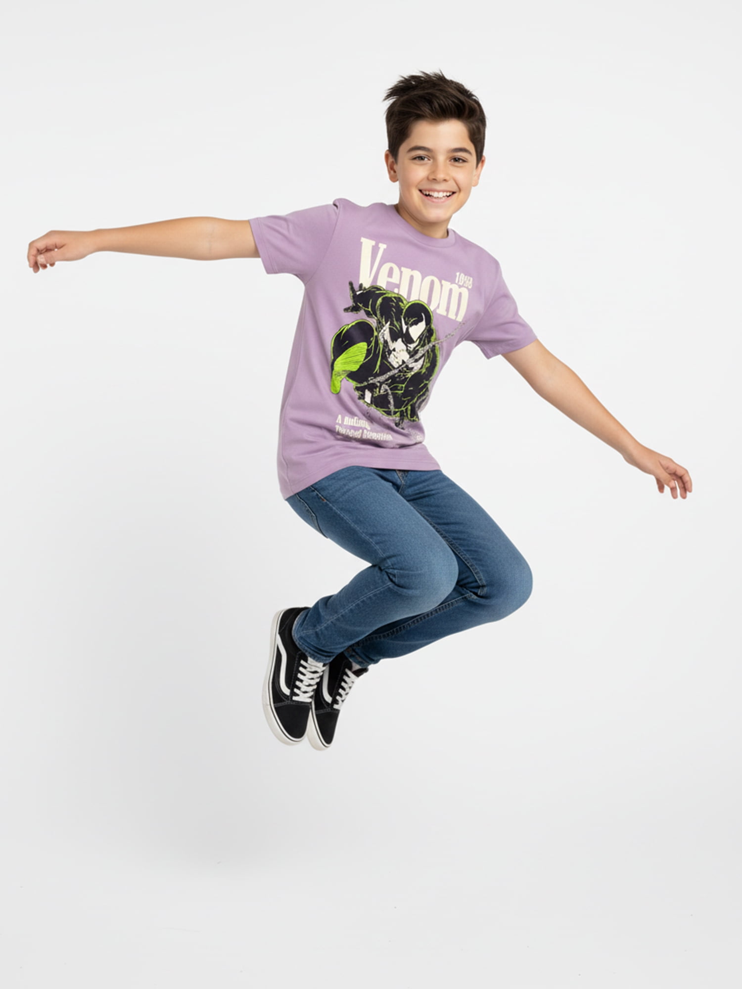 Venom, Boys' & Big Boys' Graphic T-Shirt, Magazine Cover, Sizes 4-18