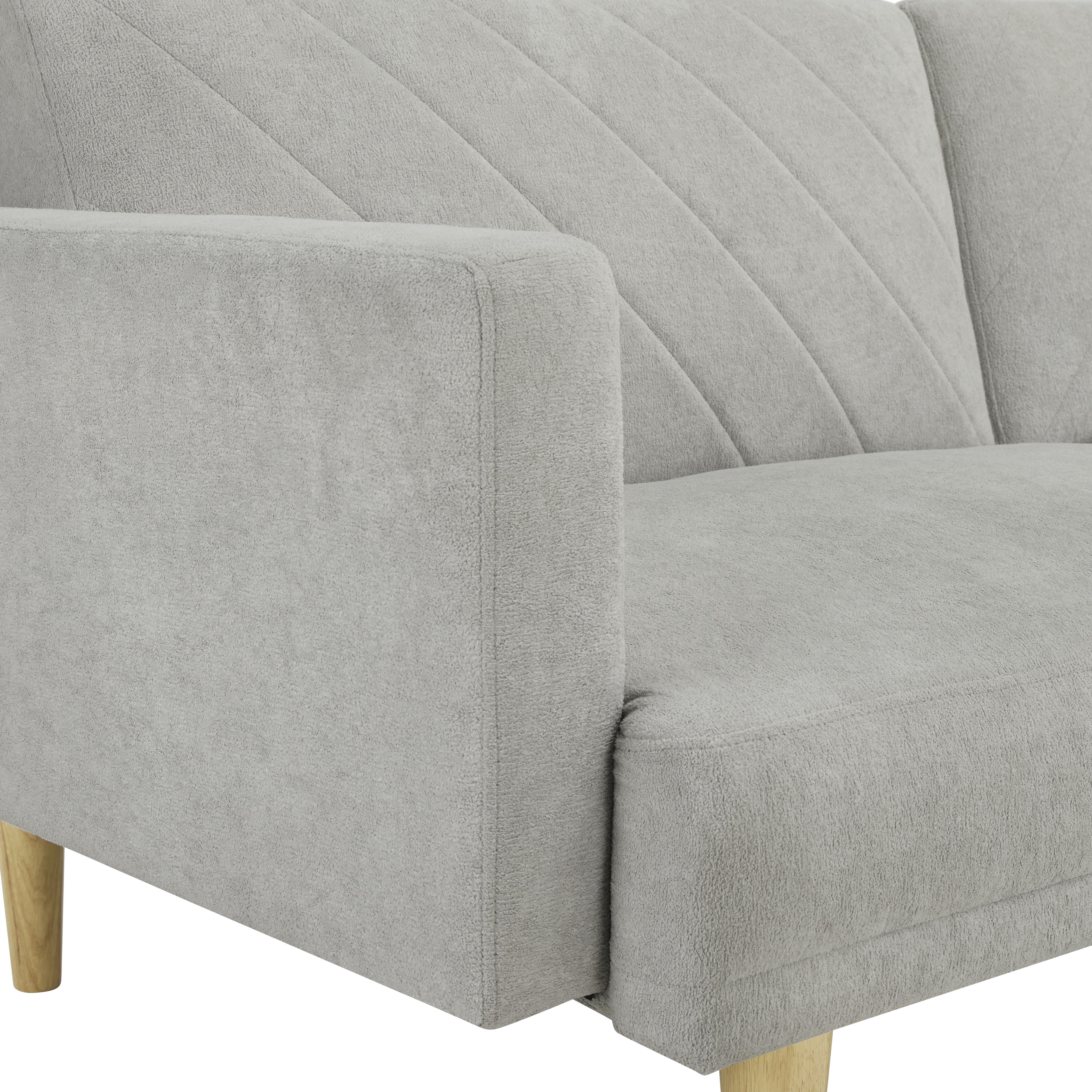 Futon Sofa Bed,Small Sofa,Sleeper Sofa,Mid Century Modern Futon Couch, Sofa Cama for Living Room,Gray
