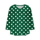 thumbnail image 5 of mfyjkho Tops De Tallas Grandes, Camiseta Holgada Con Cuello En V, Mangas Tres Cuartos Y Mangas 3/4 Para Mujer Tops Y Blusas Para Mujer Xxxl, 5 of 6