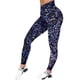 thumbnail image 3 of MKLEKYY Pantalones de yoga ajustados con estampado brillante y largo Mardi para mujer, 3 of 4