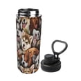 thumbnail image 2 of Goofa various dog breeds Print 18oz Sports Insulated Kettle With Straw Water Bottle Sports Water Bottle For Running Hiking Cycling Climbing Mans Womans, 2 of 7