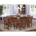 thumbnail image 4 of East West Furniture Dining Room Set Mahogany, DODO9-MAH-W, 4 of 4