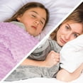 thumbnail image 2 of Swift Home Ultra-Soft Therapeutic Kids and Adults Weighted Blanket With Removable Washable Duvet Cover Navy 60x80-20LBS, 2 of 5