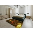 thumbnail image 4 of Ahgly Company Indoor Rectangle Patterned Blood Night Red Area Rugs, 7' x 9', 4 of 6