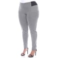 thumbnail image 4 of White Mark Women's Plus Size High Waisted Leggings, 4 of 5
