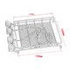 thumbnail image 2 of Estante Portaequipajes de techo con luces LED piezas de Metal de coche Remote Control Compatible con 1/14 1/12 1/10 SCX10 CC01 MN D90 D91 D99 MN90 MN99S Remote Control Car Abanopi Estante, 2 of 7