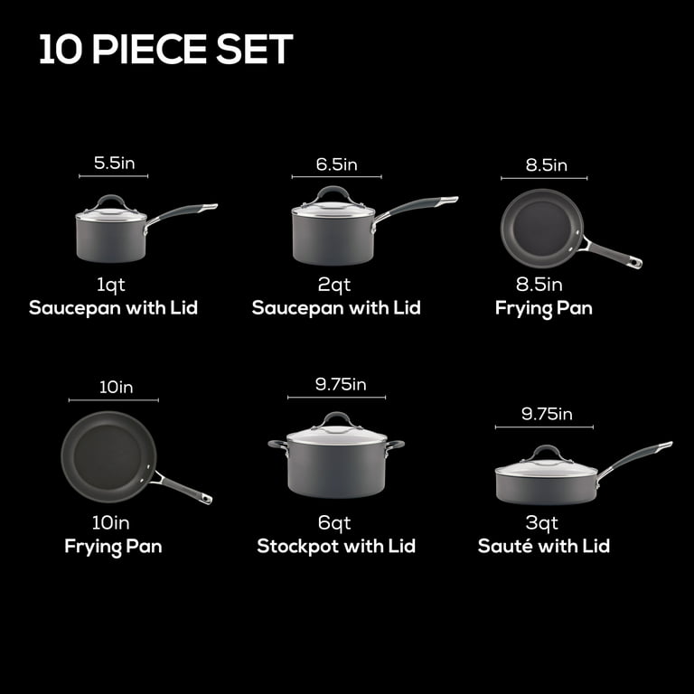 Circulon Symmetry 3 Piece Cookware Set - Macy's