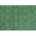 thumbnail image 1 of Ahgly Company Machine Washable Indoor Rectangle Abstract Turquoise Blue Modern Area Rugs, 2' x 3', 1 of 4