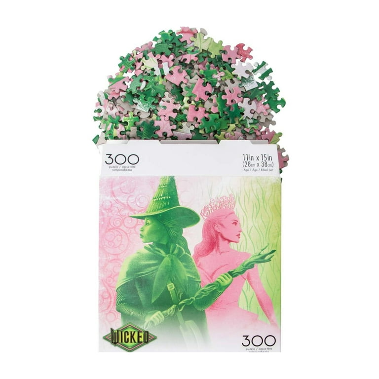 Buffalo Games Wicked Puzzle Pink Goes Good With Green 300 Piece