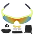 thumbnail image 1 of Gafas de protección para los ojos para niños, gafas UV para monopatín de esquí, lentes duraderas antiarañazos, marco verde claro, 1 of 5