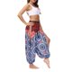 thumbnail image 3 of Txlixc Pantalones de entrenamiento para mujer, estampado digital bohemio, pantalones de yoga sueltos con lado dividido Txlixc Estilo de ocio, 3 of 9
