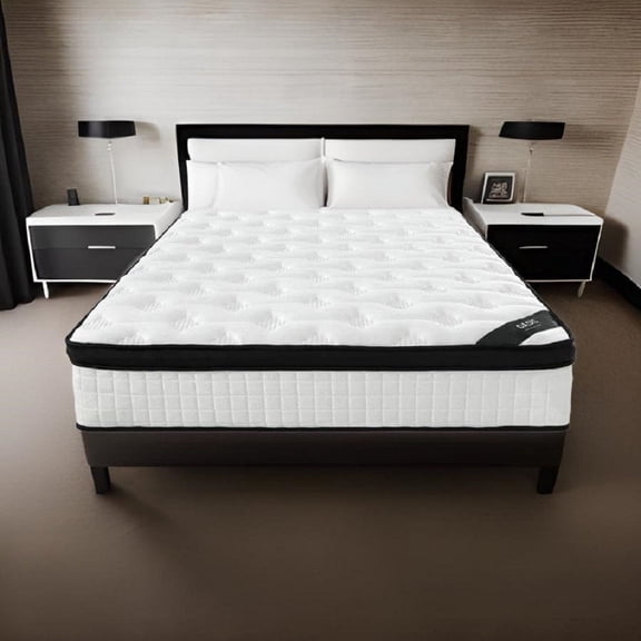 Comfy Bamboo World Rocksteady Oasis 12 inch Firm Hybrid King Size Mattress