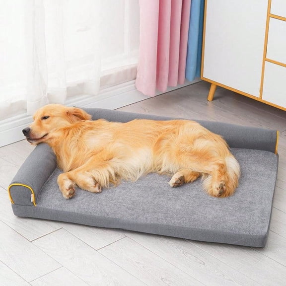 Dog Bed Orthopaedic Dog Bed，Memory Foam Dog Bed,Full-Support Chaise Lounge Sofa Dog Beds，for Dogs and Cats