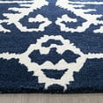 thumbnail image 3 of SAFAVIEH Wyndham Dzvonko Southwestern Wool Area Rug, Royal Blue/Ivory, 4' x 6', 3 of 8