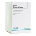 thumbnail image 2 of DermaRite Bordered Gauze White Gauze Island Dressing Sterile 4 x 8" 25 per Box, 2 of 3