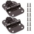 thumbnail image 1 of OUNONA 2Pcs Replacement Hinges Silver Thickened Steel Folding Hinges for Damaged Hinges, 1 of 4