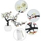thumbnail image 5 of Flores artificiales de seda de ciruelo brillantes, 1 paquete, con jarrón de cerámica, arreglo de plantas falsas en maceta para el hogar, boda, oficina, bricolaje, sala de estar, fiesta, jardín,, 5 of 8