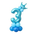 thumbnail image 1 of Globos gigantes con números de 32 pulgadas (número 3 azul), decoración con globos de helio y números para fiestas y cumpleaños, 1 of 5