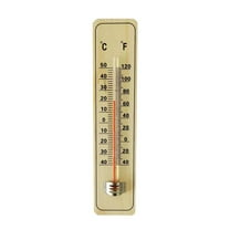 GEKUPEM Traditional Wooden Wall Thermometer Garden Large Patio 2024 Home Tool U5G1