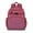Red, variant on Daisy Print Waterproof School Backpack - Ergonomic Travel Daypack with Chest Strap for Teens, Lightweight Student Book Bag