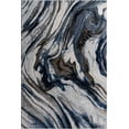 thumbnail image 2 of LaDole Rugs 3x5 ft Modern Premium Area Runner Rug | Abstract Small Carpet For Entry Way, Hallway, Home Office, Entrance Indoor Floor Décor | Blue Grey, 2 of 5