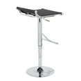thumbnail image 3 of Mirage Ale Contemporary Adjustable Bar Stool in Chrome and Black Mesh by LumiSource, 3 of 5