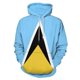 thumbnail image 3 of Sudadera con capucha con estampado 3D de la bandera de Sudáfrica y Paraguay para hombre, sudadera de manga larga con la bandera nacional de Italia, camisetas para hombre, 3 of 5