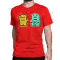 thumbnail image 1 of Camisetas divertidas de Domo Kun para hombre y mujer, de algodón puro, cuello redondo, manga corta, tallas grandes, 1 of 7
