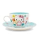 thumbnail image 3 of Set de taza de té y platillo Hello Kitty Sanrio Floral Bone China, 3 of 8