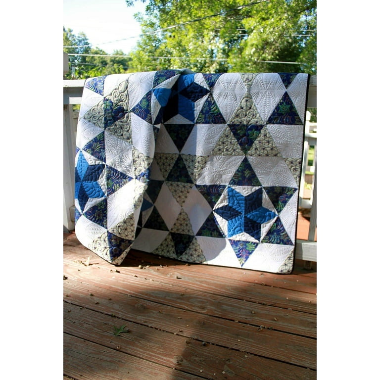 60 Degree Triangle Triple Play Quilt Tutorial